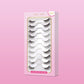 EASY LASH - Half Lashes 10 Pairs Re-usable Natural Cateye - For all Eye Shape and sizes